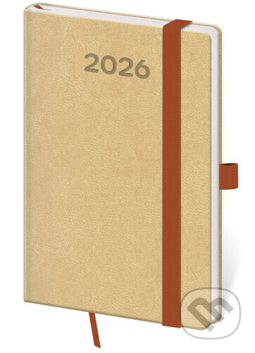 Kapesní diář 2026 Print Pop cappuccino