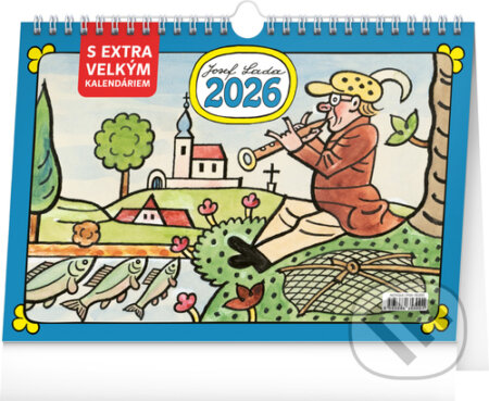 NOTIQUE Stolní / nástěnný kalendář Josef Lada 2026