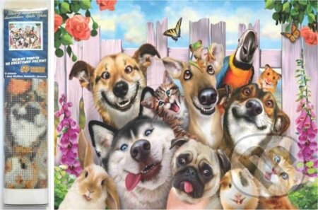 Diamantové malování Bláznivá selfie 30x40cm (30x40cm)