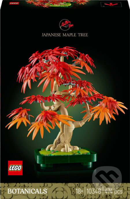 Společenská hra: LEGO® Botanicals 10348 Bonsaj – Japonský červený javor (LEGO)