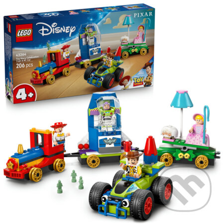 Společenská hra: LEGO® Disney™ 43264 Slávnostný vláčik a Autíčko z Toy Story (LEGO). LEGO, 2025