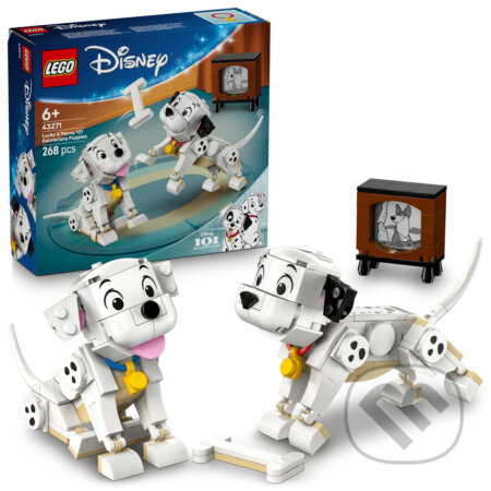 LEGO® Disney™ 43271 Šteniatka Lucky a Penny z filmu 101 dalmatíncov