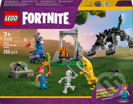 LEGO® Fortnite 77075 Peely a Sparkplug a ich táborisko