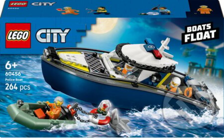 LEGO® City 60456 Naháňačka v policajnej lodi