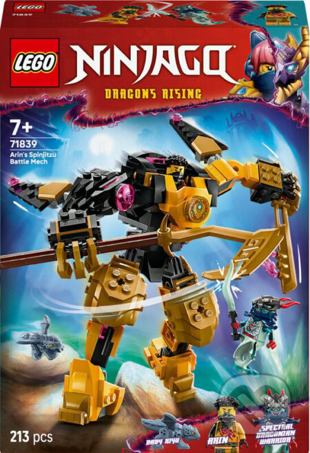 LEGO® NINJAGO® 71839 Arin a bojový robot Spinjitzu