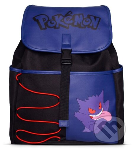 Difuzed batoh Pokémon - Gengar & Pokéball Černá / hyperfialová