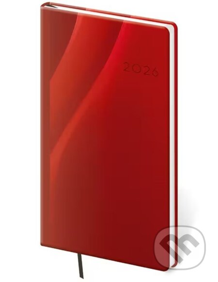 Kapesní diář 2026 Vario Red design