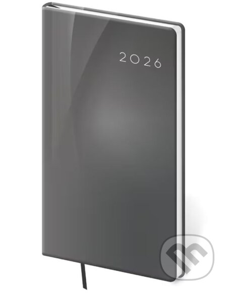 Kapesní diář 2026 Vario Grey design