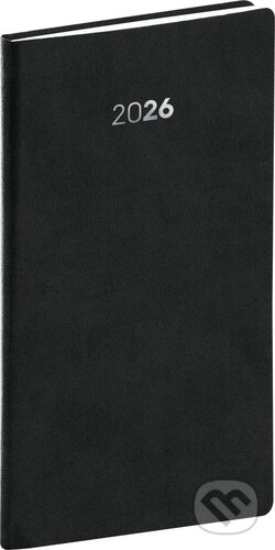 NOTIQUE Vreckový diár Balakon 2026 (čierny) (Notique)