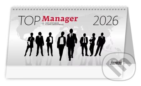 Plánovací kalendář Top Manager - stolní kalendář 2026