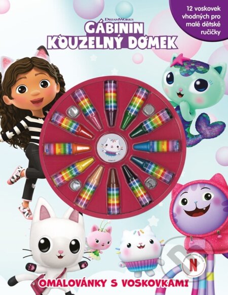Kniha: Gábinin kouzelný domek: Omalovánky s voskovkami (Autorský kolektiv)