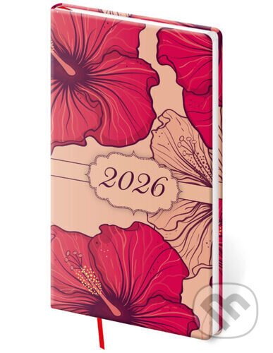 Kapesní diář 2026 Vario Lyra Hibiscus (Helma). Helma, 2025