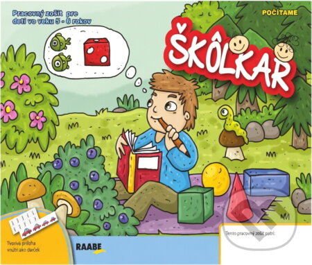 Kniha: Škôlkar - Spoznávame, Rozprávame sa, Počítame, Skúmame, Vyrábame, Spievame a maľujeme, Hýbeme sa (Jana Chmurová, Zuzana Petrová, Katarína Thúróczy, Iveta Juricová, Renáta Pondelíková a Anna Derevjaníková). Raabe