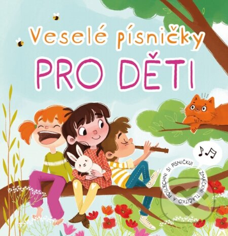 Kniha: Veselé písničky pro děti (Anna Knauerová)