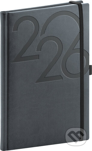 NOTIQUE Týdenní diář Ajax 2026, černý, 15 x 21 cm Presco Group