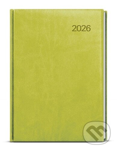 Kniha: Týdenní diář 2026 Oskar Vivella A5 zelená (Baloušek)