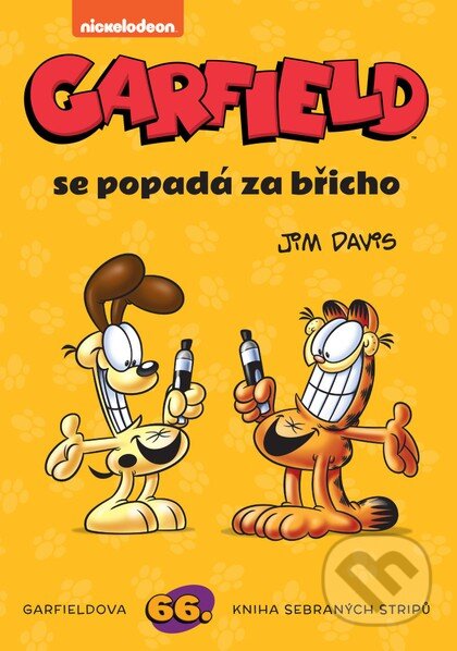 Garfield Garfield se popadá za břicho (č. 66) - Jim Davis - kniha z kategorie Komiksy