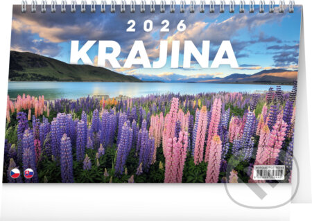 Stolní kalendář Krajina 2026 (Notique). Notique, 2025
