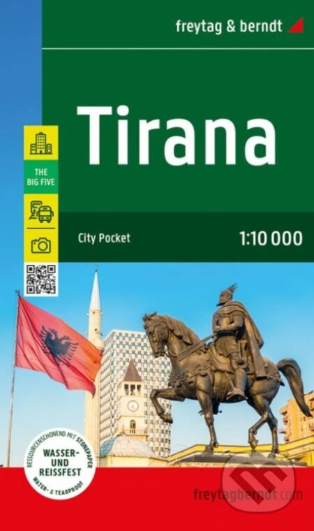 Tirana 1:10 000 Citi Pocket (freytag&berndt)