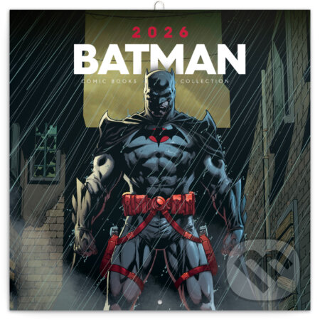 NOTIQUE Nástenný poznámkový kalendár Batman 2026