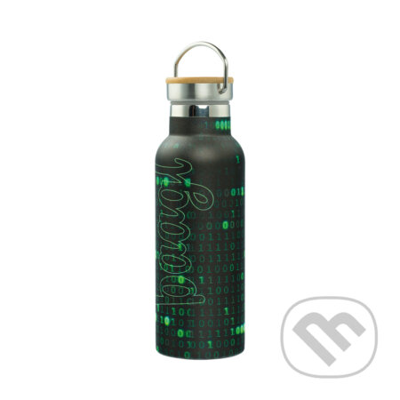 Termofľaša s bambusovým viečkom Baagl Numbers (500 ml)