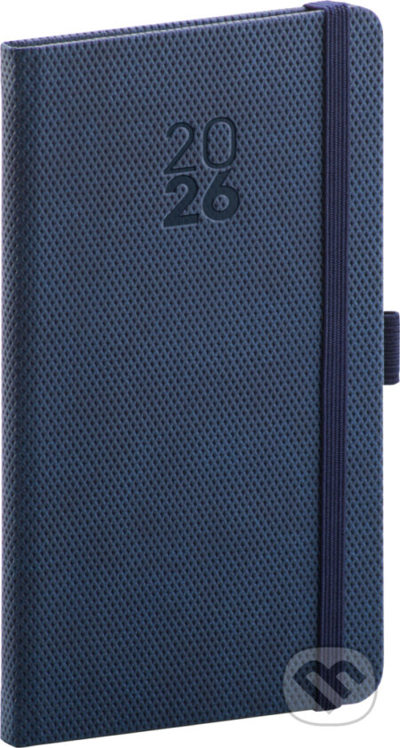 NOTIQUE Vreckový diár Diamante 2026 (modrý) (Notique). Notique, 2025