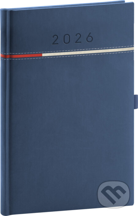 Presco Tomy 2026 - týdenní diář A5 - modrý