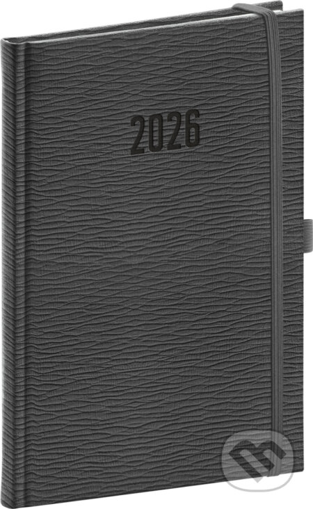 NOTIQUE Týždenný diár Rivoli 2026 (sivý) (Notique). Notique, 2025
