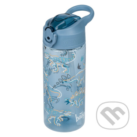 Tritanová fľaša na nápoje so slamkou Baagl Dino (500 ml)