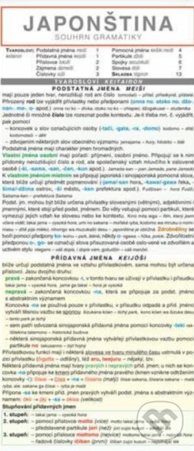 JAPONŠTINA souhrn gramatiky koupíte na Martinus.cz