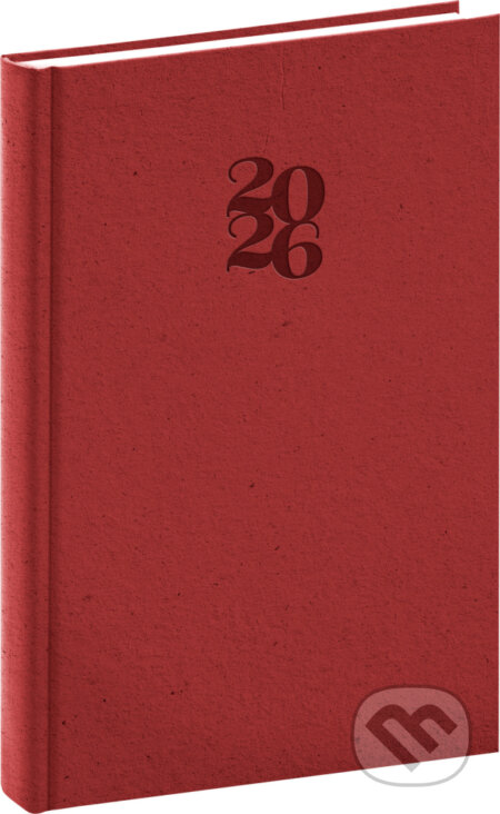 NOTIQUE Denný diár Essenza 2026 (čerešňa)