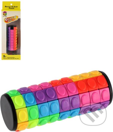 Spoločenská hra: Hlavolam valec/vež farebný (Teddies). Teddies, 2025