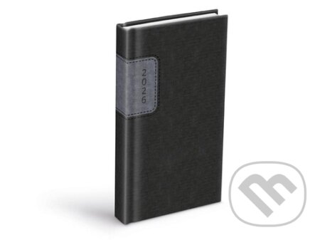 Diář 2026 D802 PU gray/dark gray (MFP)