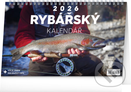 NOTIQUE Stolní Rybářský kalendář 2026 (Notique)