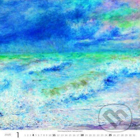 Impressionism 2026 - nástěnný kalendář