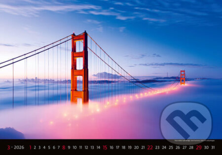 Bridges 2026 - nástěnný kalendář