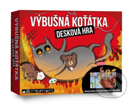 Výbušná koťátka: Desková hra - hra z kategorie Party hry