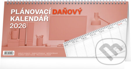 Plánovací daňový 2026 - stolní pracovní kalendář