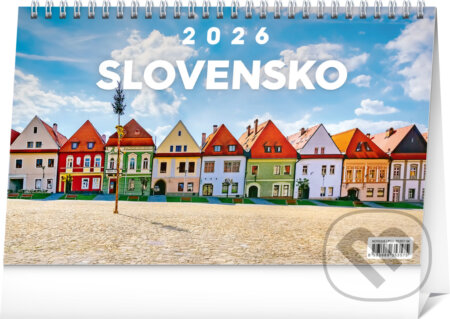 NOTIQUE Stolový kalendár Slovensko 2026