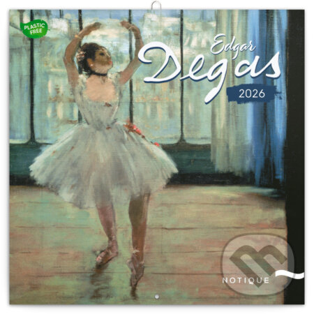 NOTIQUE Nástenný poznámkový kalendár Edgar Degas 2026 (Notique). Notique, 2025