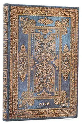 Paperblanks - týždenný diár Blue Luxe 2026 (Paperblanks). Paperblanks, 2025