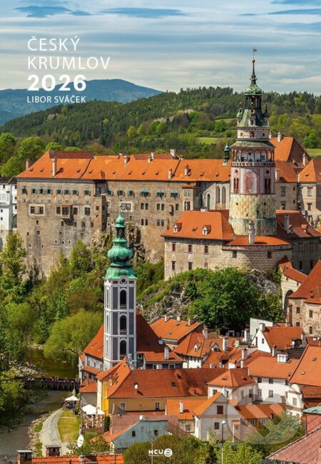 Kniha Kalendář 2026 Český Krumlov - nástěnný na výšku