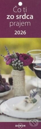 Čo ti zo srdca prajem - Kalendár 2026 (záložkový)