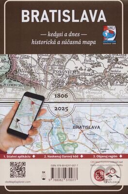 Bratislava a okolie – Kedysi a dnes (1: 90 000)