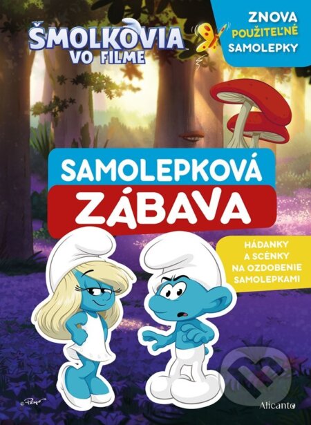 Kniha: Šmolkovia vo filme - Samolepková zábava (Autorský kolektív)