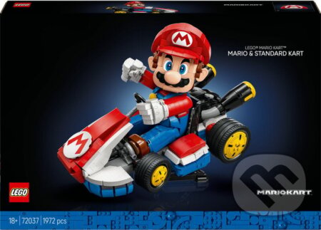Spoločenská hra: LEGO® Super Mario 72037 Mario Kart™: Mario a Standard Kart (LEGO). LEGO, 2025