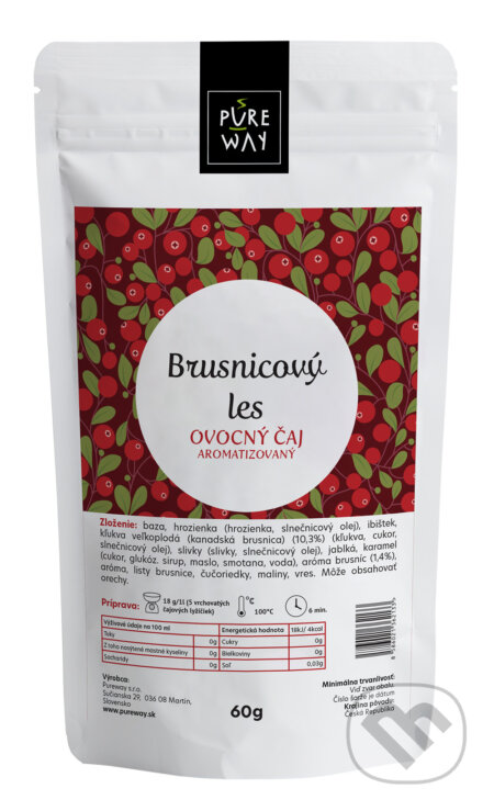Brusnicový les (sypaný ovocný čaj aromatizovaný) - Česká republika