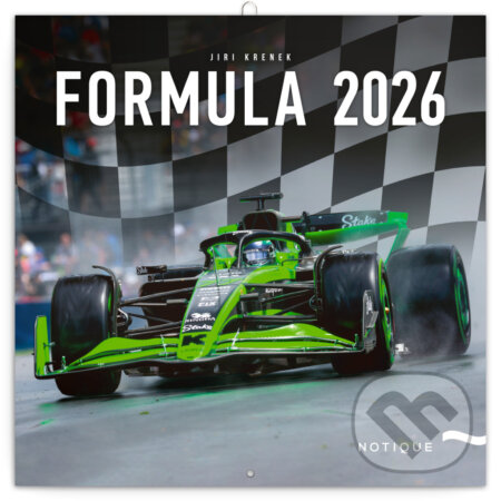 NOTIQUE Nástenný poznámkový kalendár Formula 2026 (Notique). Notique, 2025