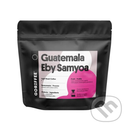 Kávy a čaje: Guatemala Eby Samyoa natural (Goriffee). Goriffee, 2025