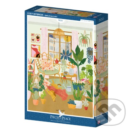 Útulný interiér - Emilie Gauvrit - puzzle z kategorie Města a stavby